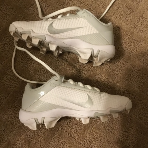 Nike Vapor Edge Shark 2 BG Cleats Little Girls Size 13 - Picture 4 of 8